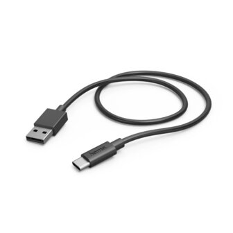 Hama Oplaadkabel USB A - USB C 50 cm Zwart