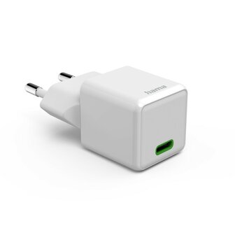 Hama Snellader USB-C PD/Qualcomm&reg; Super-Mini-Charger 20 W Wit