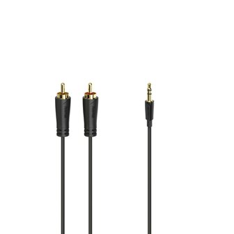 Hama Audiokabel 3,5-mm-jack-stekker - 2 Cinch-stekker Stereo Verg. 3,0 M