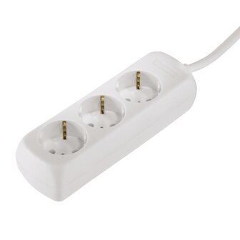 Hama Distribution Panel 3 Sockets Child-proof 3 M White