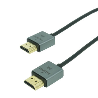 Scanpart HDMI 2.1 Kabel Ultra HD Ethernet 48 Gbps 1.5 m Zwart