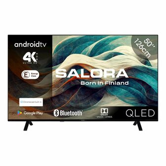 Salora 50QLED320 UHD QLED TV 126 cm Zwart