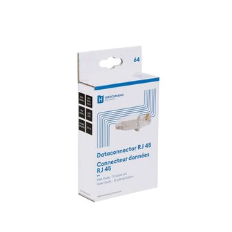 Hirschmann 695020601 Qcrj45 Cat6 Ftp 10 Quick Connect U/ftp Cat6 Dataconnector Rj45 Met Witte Thule - 10 Stuks