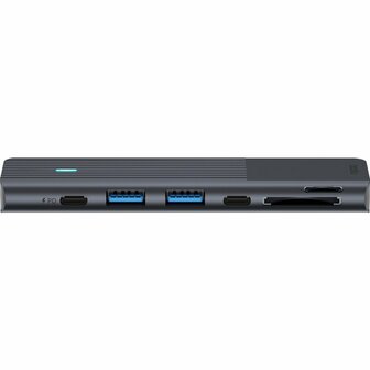 Rapoo 7in2 USB-C Multiport Adapter Zwart