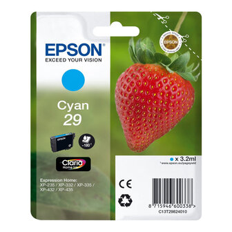 Epson T298240 Origineel Blauw 3,2ml