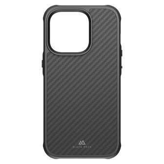 Black Rock Robust Carbon Cover Voor Apple IPhone 14 Pro Zwart