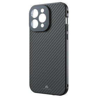 Black Rock 360 Glas Cover Voor Apple IPhone 15 Pro Max Real Carbon