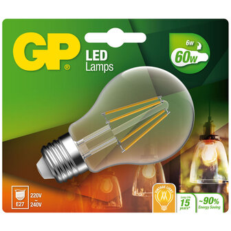 GP Lighting Gp Led Classic Fila. 6w E27