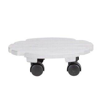 Esschert Design Houten Planttrolley 28.4 cm Grijs