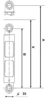 Fixapart W1-05034 Schokdemper 120 N 10 Mm Origineel Onderdeelnummer 44.041.655.0