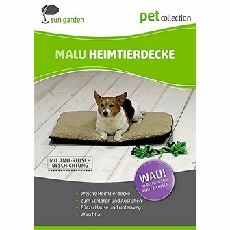 Sun Garden Malu Honden- en Kattenkleed 50x30x5 cm Grijs