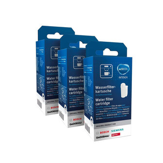 Bosch 17000706 Brita Intenza Waterfilter Voor Volautomatische Koffiemachines - 3 Stuks