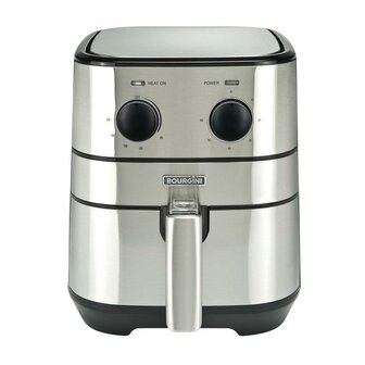 Bourgini Classic Health Fryer 4L 1500W RVS/Zwart