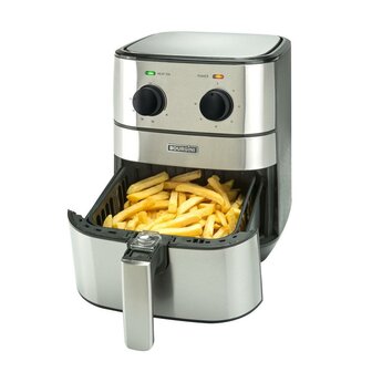 Bourgini Classic Health Fryer 4L 1500W RVS/Zwart