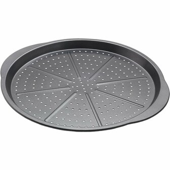 Metaltex Dolceforno Pizzabakplaat 36x31.5x1.8 cm Zwart