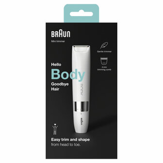 Braun BS1000 Mini Trimmer Wit