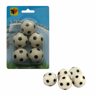 Tafelvoetbal Ballen 5 Stuks