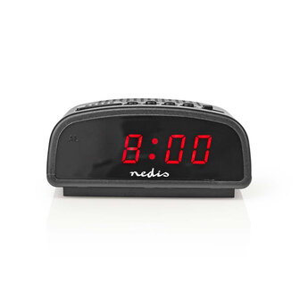 Nedis CLDK008BK Digitale Alarmklok Led Van 0,6&quot; Sluimeren