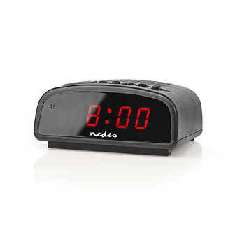 Nedis CLDK008BK Digitale Alarmklok Led Van 0,6&quot; Sluimeren