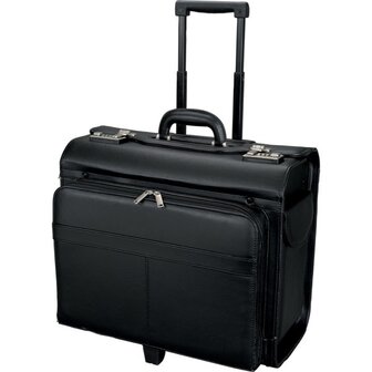 Juscha JU-45030 Pilotenkoffer Alassio 42 X 45 X 26 Cm, San Remo Zwart