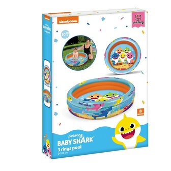 Mondo Baby Shark 3-Rings Zwembad 100 cm