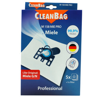 Scanpart CleanBag Stofzak M 158 MIE PRO Miele 5 Stuks