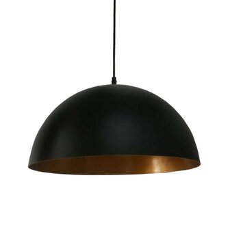 Homestyle Pro MK108-GB Industri&euml;le Hanglamp 35x17.5 cm Zwart/Goud/Metaal