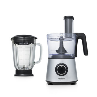 Tristar MX-4823 Food Processor RVS/Zwart