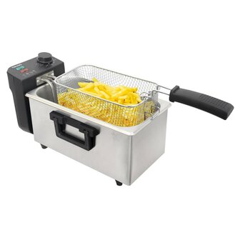 Tomado TDF3000S Friteuse 3L 2000W RVS/Zwart