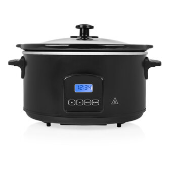 Tristar VS3920 Digitale Slowcooker 4,5L 210W Zwart/RVS