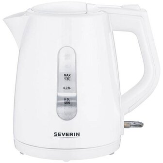 Severin WK3411 Waterkoker 1L 2200W Wit