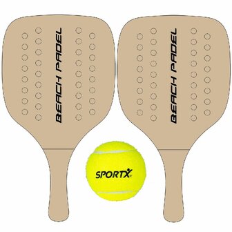 Summertime Houten Beach Padel Set