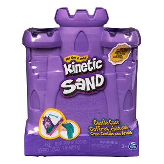 Kinetic Sand Zandkasteel Speelkoffertje Paars