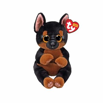 TY Beanie Babies Bellies Knuffel Hond Fritz 15 cm