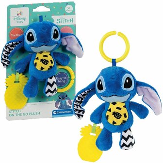 Clementoni Baby Disney Stitch Soft Rattle Blauw/Geel