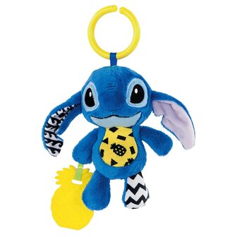 Clementoni Baby Disney Stitch Soft Rattle Blauw/Geel