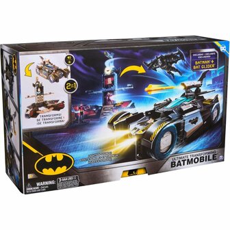 DC Batman Transformerende Batmobile + Licht en Geluid