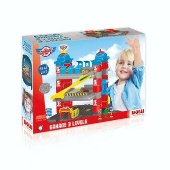 Dolu Garage met 3 Etages + Accessoires