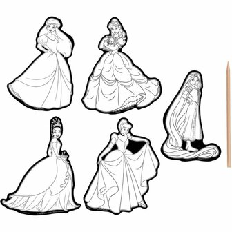 Disney Princess Scratch Stickers + Pen