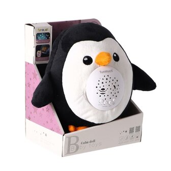 Knuffelprojector Pingu&iuml;n + Licht en Geluid