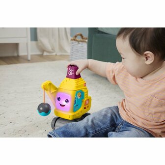 Fisher Price Tel- en Stapelkraan + Licht en Geluid