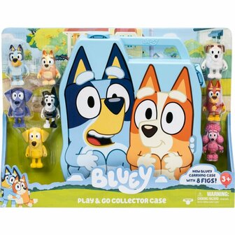 Bluey Opbergkoffer + 8 Figuren