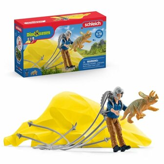 Schleich Dinosaurs Parachutistenredding