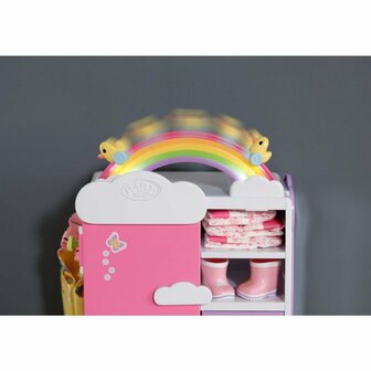 Baby Born Regenboogkledingkast 33x22x39 cm + Licht en Geluid