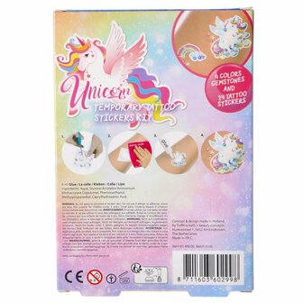 Casuelle Unicorn Glitter Body Tattoo