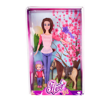 Fleur Pop met Pony + Kind + Accessoires