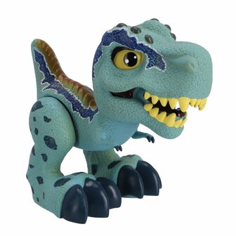 Dinobase Monster Dino + Licht en Geluid Blauw