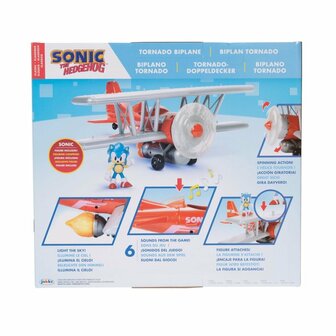 Sonic Tornado Biplane + Licht en Geluid