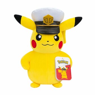 Pok&eacute;mon Knuffel Captain Pikachu 20 cm