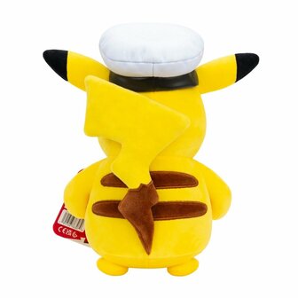 Pok&eacute;mon Knuffel Captain Pikachu 20 cm